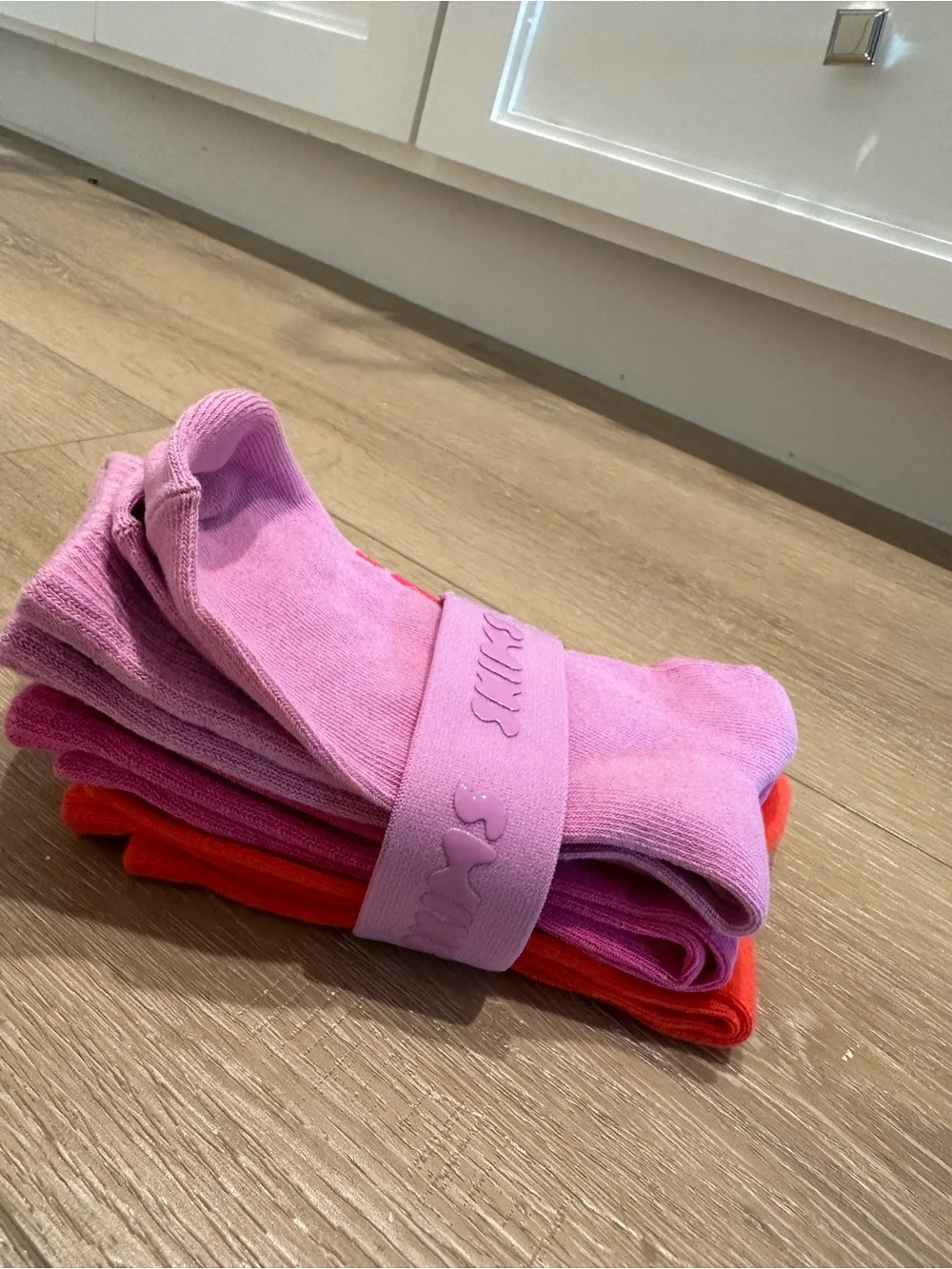 3-Pack Skims Candy Heart Limited Edition Crew Socks